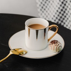 Ceasca cu farfurie espresso SOFIA 90 ml