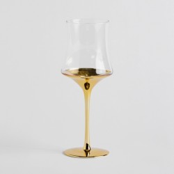 Pahar pentru vin HELENA Auriu 450 ml