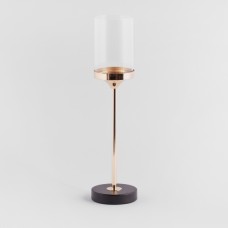 Suport pentru lumanare ENLACESO Auriu 47.5 cm