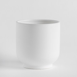 Ghiveci MYST ALB 13 cm