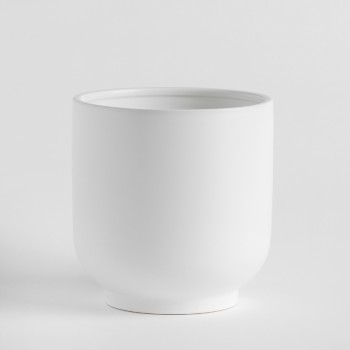 Ghiveci MYST ALB 13 cm
