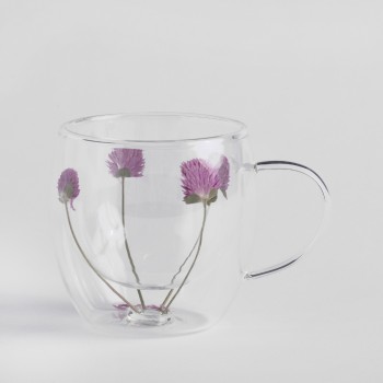 Cană de sticlă FLORRINA