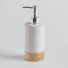 Dozator săpun WOODBASE Alb