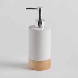 Dozator săpun WOODBASE Alb