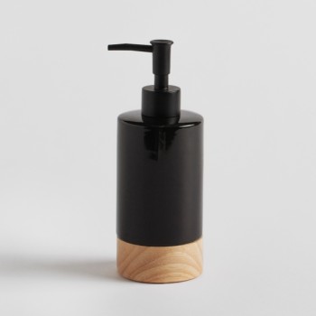 Dozator săpun WOODBASE Negru