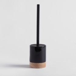 Perie toaleta WOODBASE NEGRU