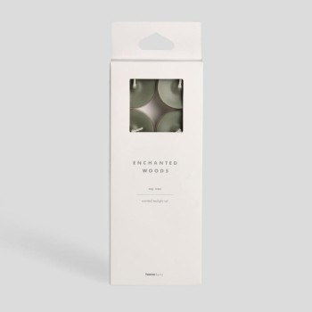 Set lumânări Pure verde deschis