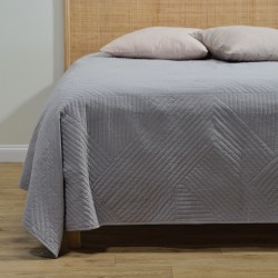Cuvertură de bumbac MINICOT Gri 220x200cm