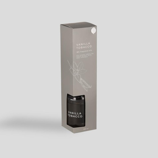 Difuzor de parfum cu bețișoare Liberi 180 ml gri