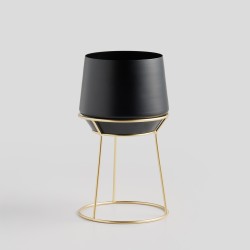 Ghiveci SLOWNES NEGRU 35cm