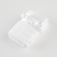 Set 2 prosoape baie BAMBO Alb
