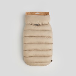 Imbracaminte catei PUFFER BEJ M (47X34cm)