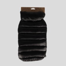 Imbracaminte catei PUFFER NEGRU M (47X34cm)