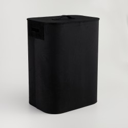 Coș pentru rufe LANTOS Negru 43x32x56cm
