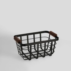 Coș de depozitare CANTINA Negru 26x17x14cm