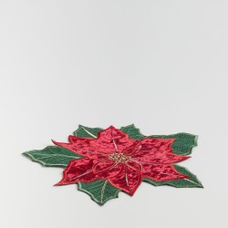 Napron Poinsettia xmas ø 28 cm