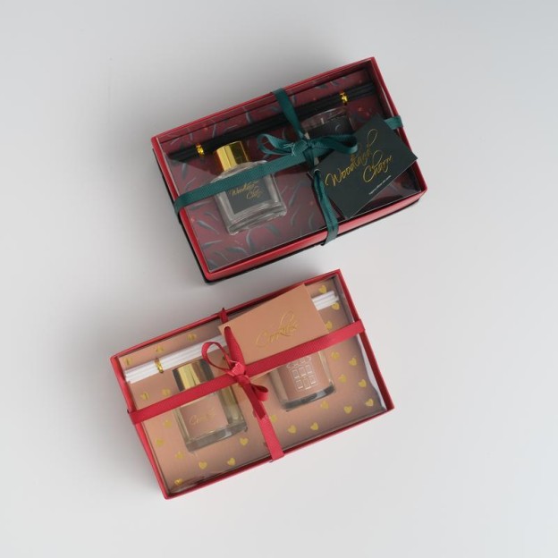 Set 1 difuzor de arome cu betisoare si o lumanare parfumata LIFELLO