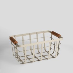 Coș de depozitare CANTINA Alb 33x20 x16cm