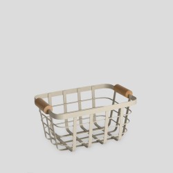 Coș de depozitare CANTINA Alb 26x17x17cm