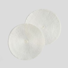 Set de Suporturi Decorative Glitter 2 buc. alb mediu