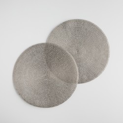 Napron GLITTER Argintiu