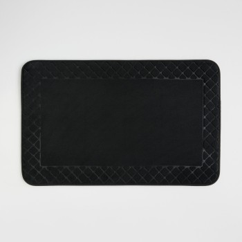 Covoraș Hausos 50x80 cm cu motiv geometric negru