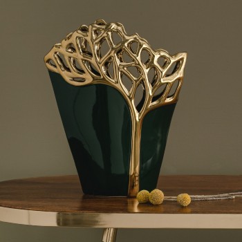 Vază Oaktree Kite cu motiv floral
