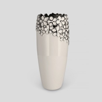 Vază Flosales tube cu motiv floral