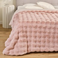 Cuvertura BARES roz 180x200 cm