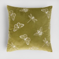 Față de pernă brodată Owados 45x45 cm cu motiv animalier