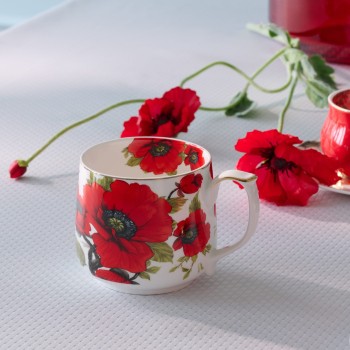Cană Lascivias cu motiv floral
