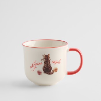 Cană Gattino meow cu motiv animalier