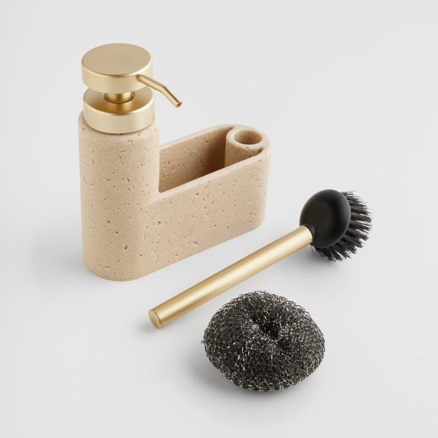 Dozator detergent cu perie si burete ALIS