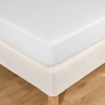 Cearșaf jersey cu elastic Tuleta 200x220x35 cm alb