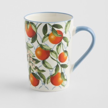 Cană Orangio cu motiv de fructe