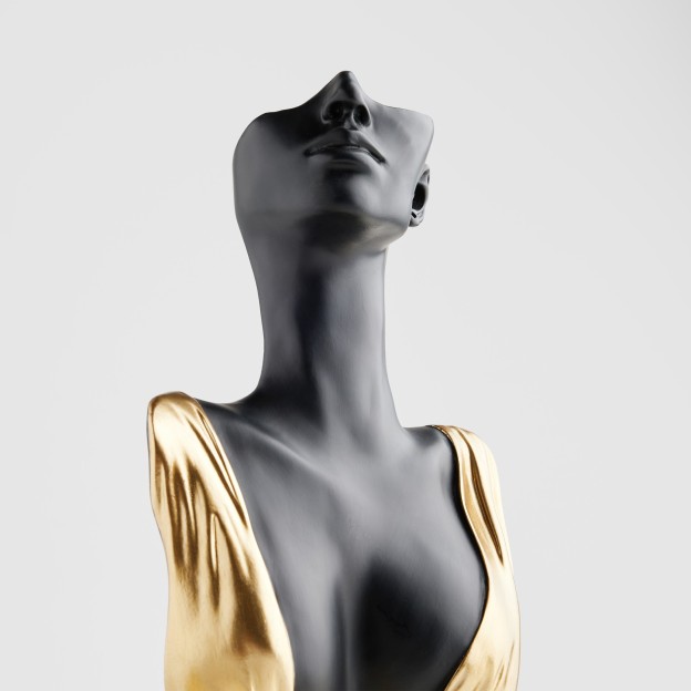 Figurina decorativa WANITA FIGURKA gold