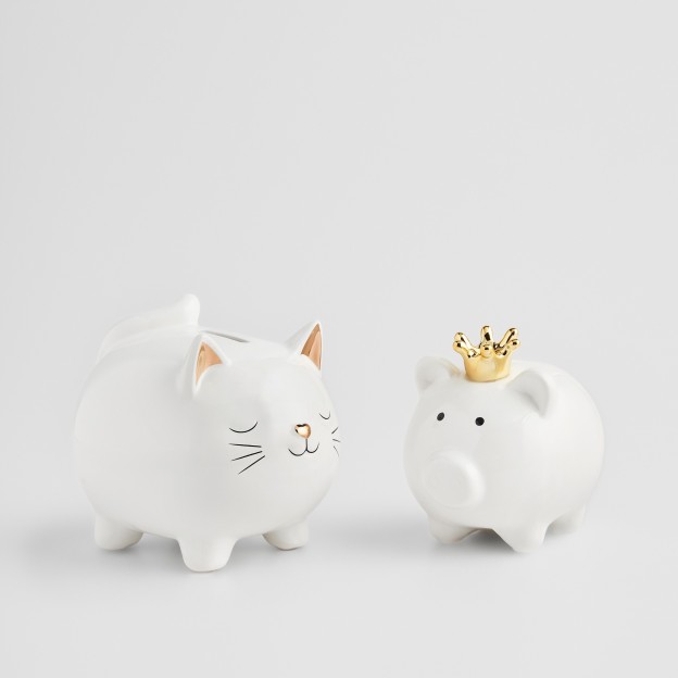 Pusculita ARI SKARBONKA alb