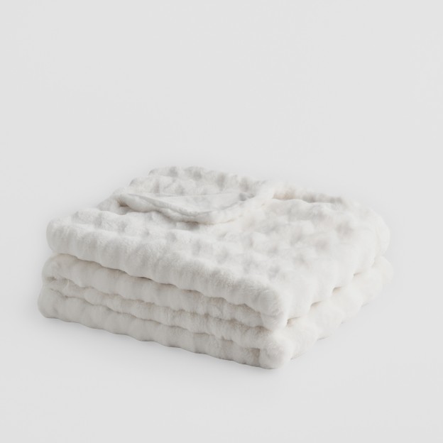 Cuvertura PILORA alb 180x200 cm