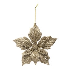Jucarie brad GOLD POINSETTIA