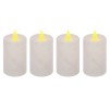 Set 4 lumanari LED WHITE