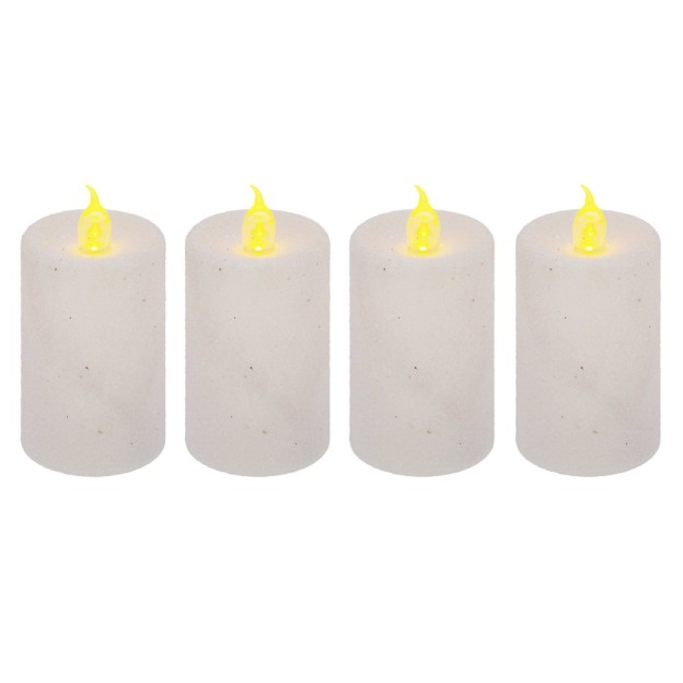 Set 4 lumanari LED WHITE
