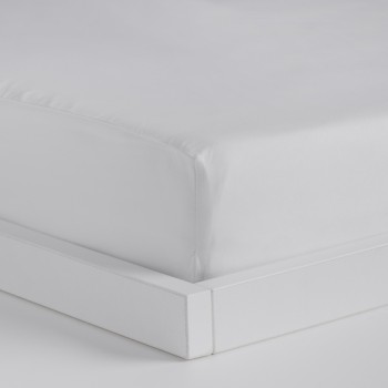 Cearșaf cu elastic Micro duo 160x200 cm alb mediu