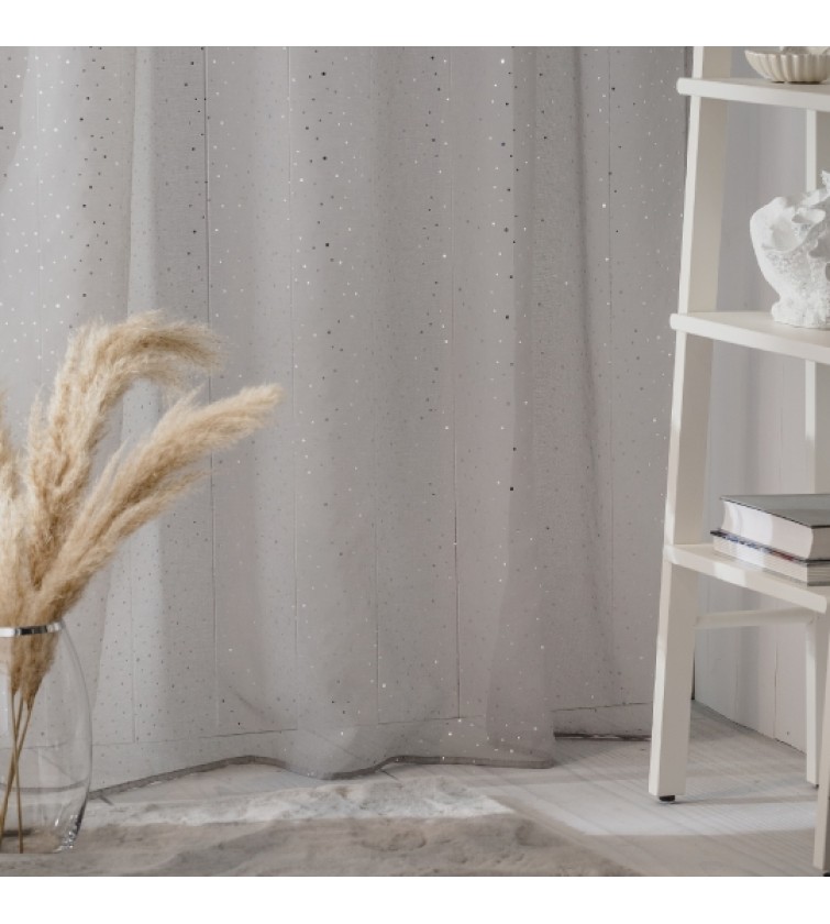 Perdea Astral Gri 140x250 cm