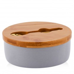 Zaharnita cu lingurita si capac ROTUNDO 14x6 cm