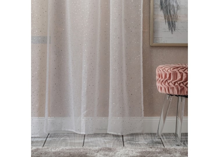 Perdea Astral Alb 140x250 cm