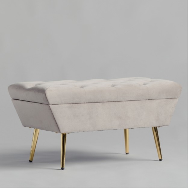 Banca cu spatiu de depozitare rufos