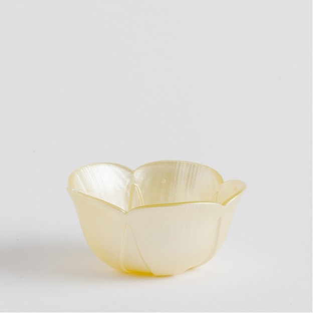 Bol FLOWERNI yellow D8 cm