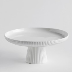 Platou decorativ LINIOSO ALB