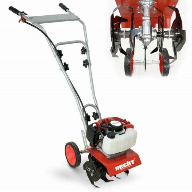 Motosapa HECHT 752, motor 2 timpi, capacitate cilindrica 52 CC. latime de lucru 25 cm, 1 viteza