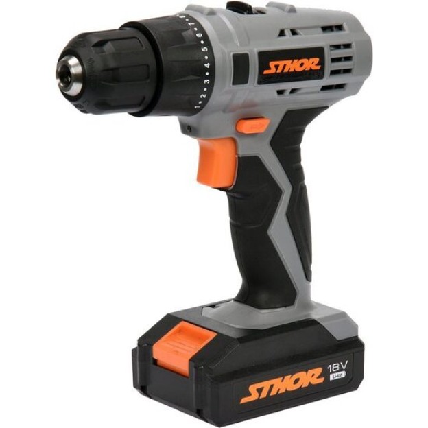 Autofiletantă cu doi acumulatori 18V, 22 Nm Sthor 78972 